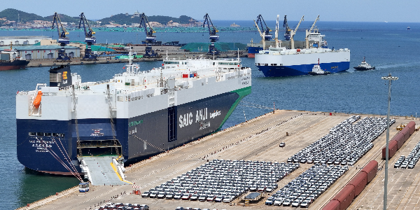 中國(guó)汽車出口連續(xù)2年位居全球第一